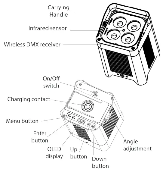 LIGHTMEN A75050 Uplight RGBW IP Battery-fig3