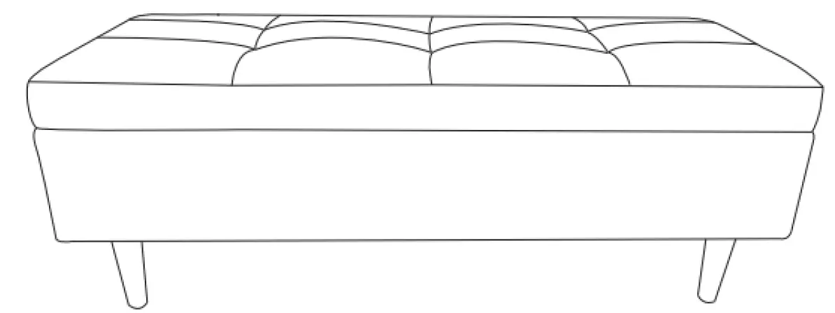 SIMPLi HOME AXCOT-SHRS-DSB Saddle Brown Mid Century Rectangular Storage Ottoman 06