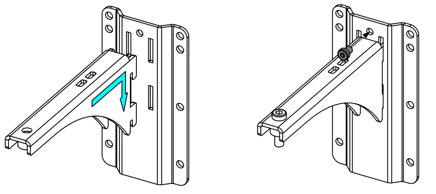 NEXO P8 Series P8-TIS Point Source Loudspeaker - wall plate
