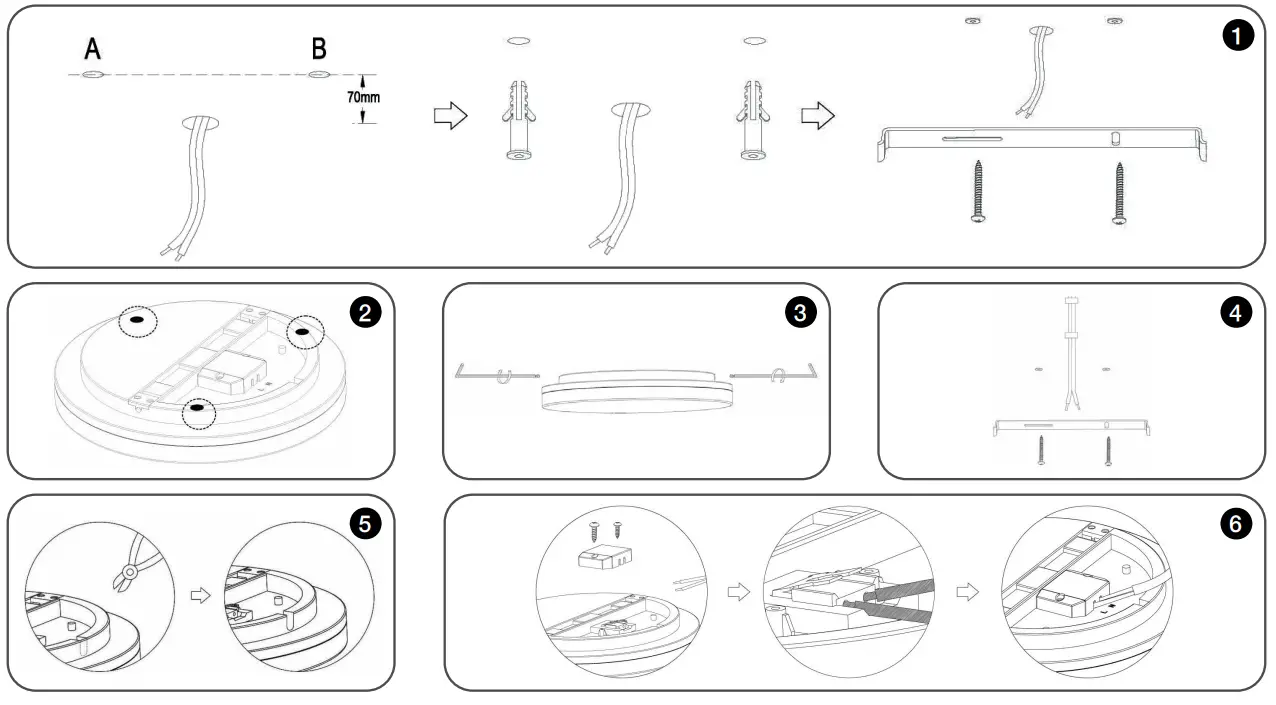 eurotech lighting YYR Series YYR15W3K 18W CCT Button - fig 3