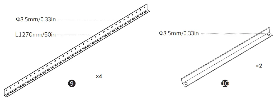 ECOFLOW 50 Inch Tilt Mount Bracket - Fig 2