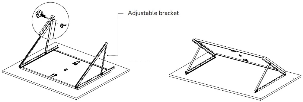 ECOFLOW 50 Inch Tilt Mount Bracket - Fig 7