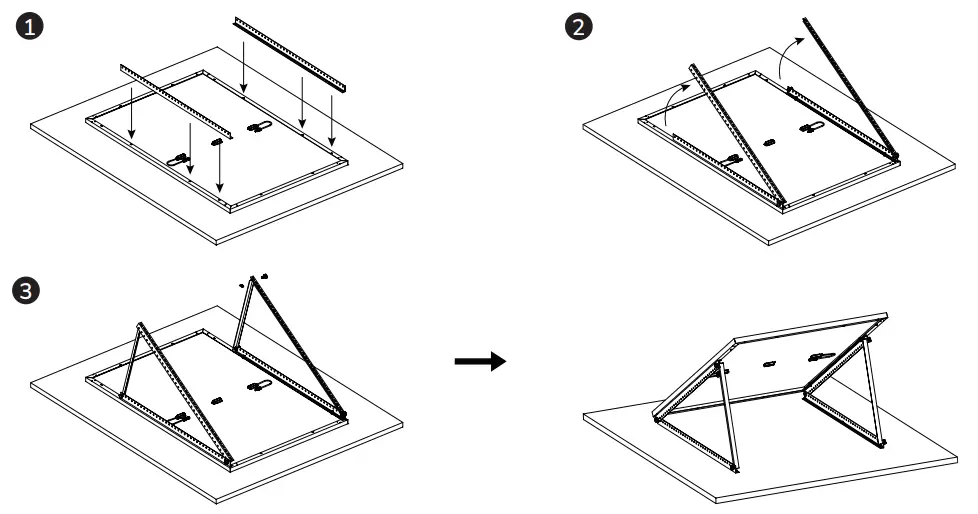 ECOFLOW 50 Inch Tilt Mount Bracket - Fig 8