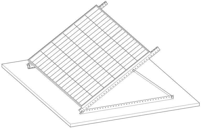 ECOFLOW 50 Inch Tilt Mount Bracket