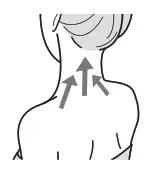 Panasonic ES-WR50 Compact body - Nape of the neck