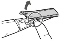 Panasonic ES-WR50 Compact body - Remove