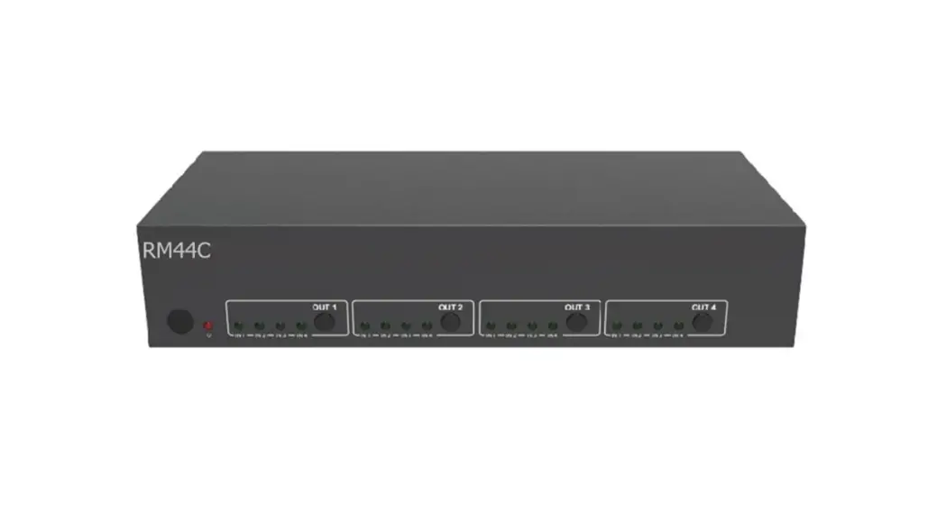 Simplified Rm44c 4x4 Hdmi 2.0 18gbps Matrix Switch With Scaling Outputs User Manual