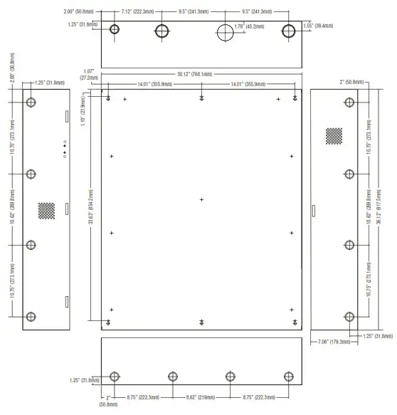 Altronix Trove2KA2 Trove2 Enclosure with Keyscan Backplane - fig7