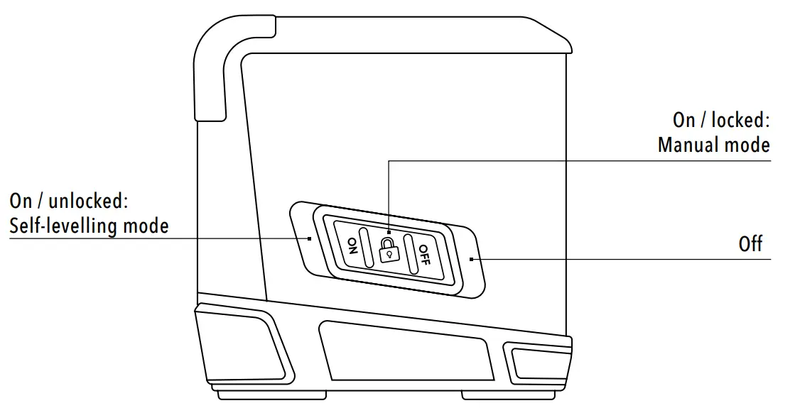 Lasertec X Line 91160 Crossline Laser Level - OPERATION