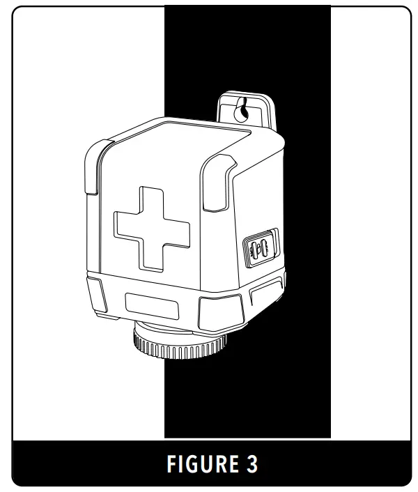 Lasertec X Line 91160 Crossline Laser Level - magnetic surface