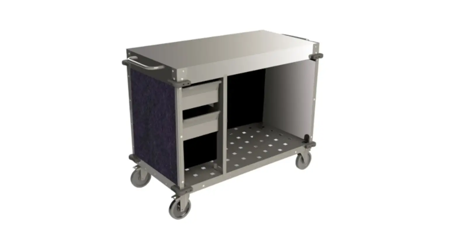 Cadco Cbc-phrx-l4 Stainless Steel Demo Sampling Cart Owner's Manual Cadco Cbc-phrx-l4 Stainless Steel Demo Sampling Cart Owner's Manual