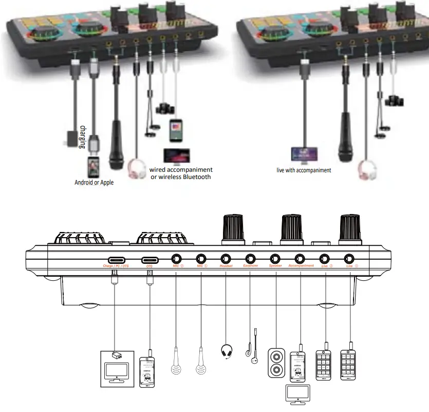 CofeLife-SK600-Multi-Function-Mixer-Sound-Card-3