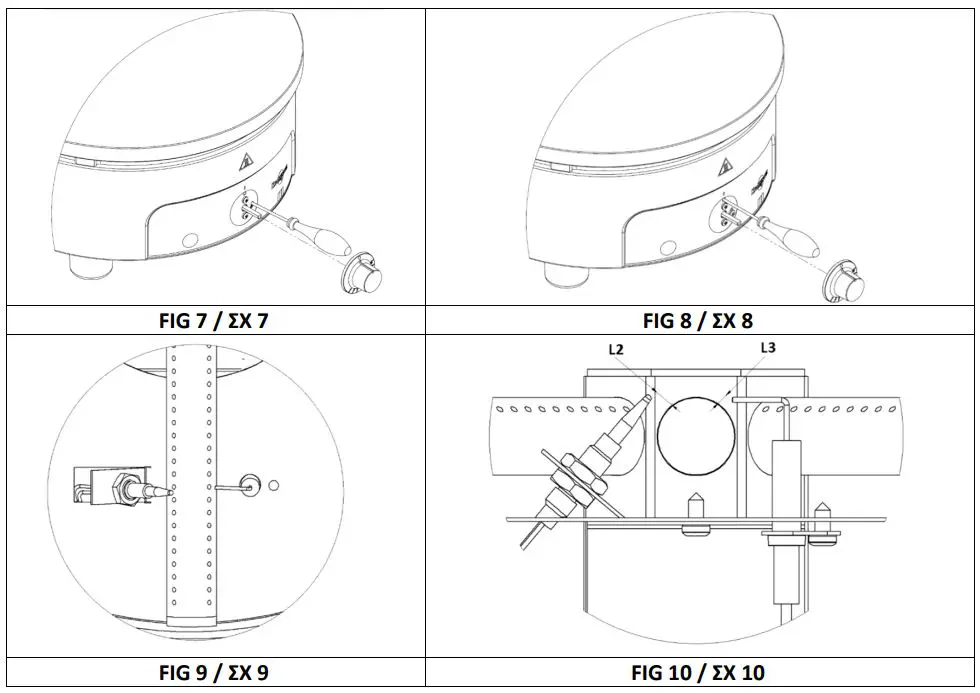 Krampouz CTRH4 Gas Crepe Maker Instruction Manual - Fig 7,10