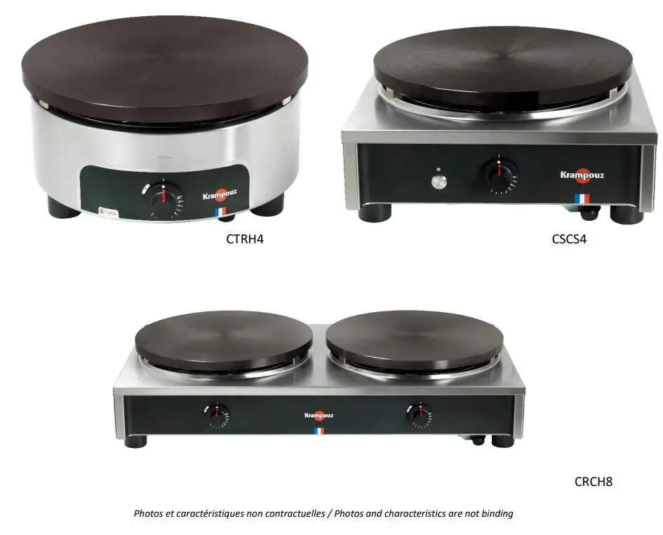 Krampouz CTRH4 Gas Crepe Maker Instruction Manual - How to use