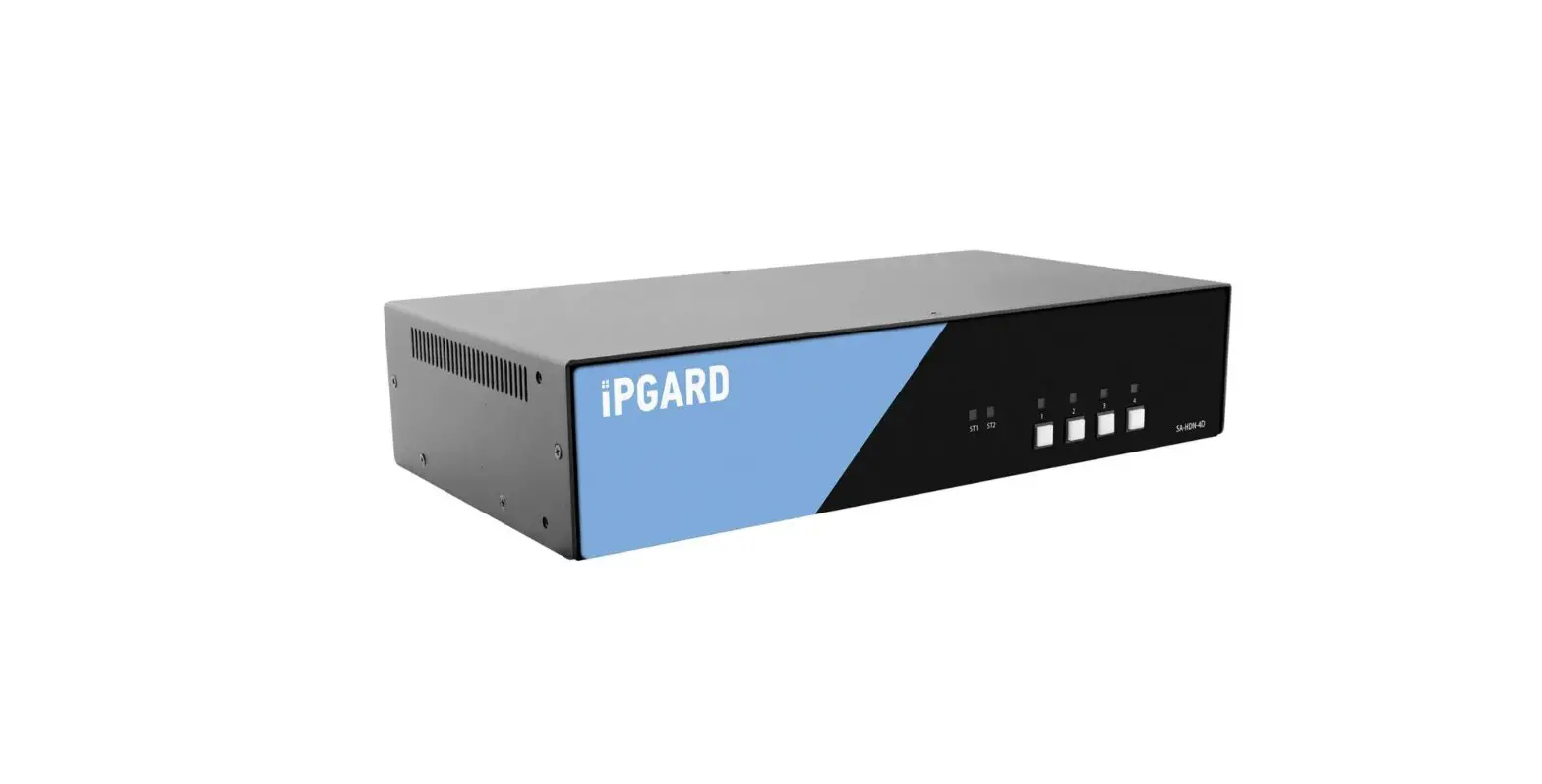 Ipgard Sa-hdn-4d 4 Port Dp-hdmi To Dp-hdmi Secure Kvm Switch User Guide
