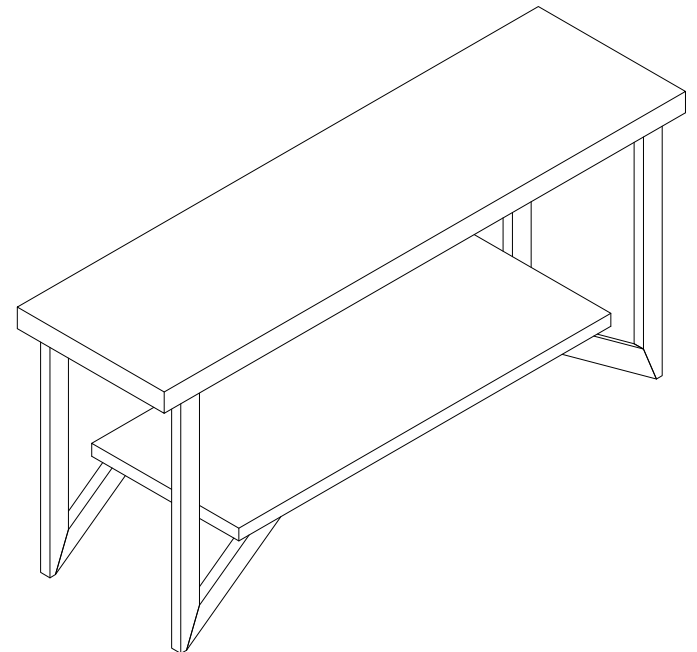 BYBLIGHT BB-JW0175DT Ezlynn 52 in. Brown TV Stand Fits TV's up to 65 in