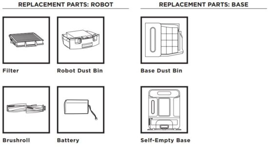 FIG 34 REPLACEMENT PARTS