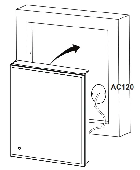 Lowe s 2550860 Landen allen + roth 24-in x 30-in Lighted LED Surface - 11