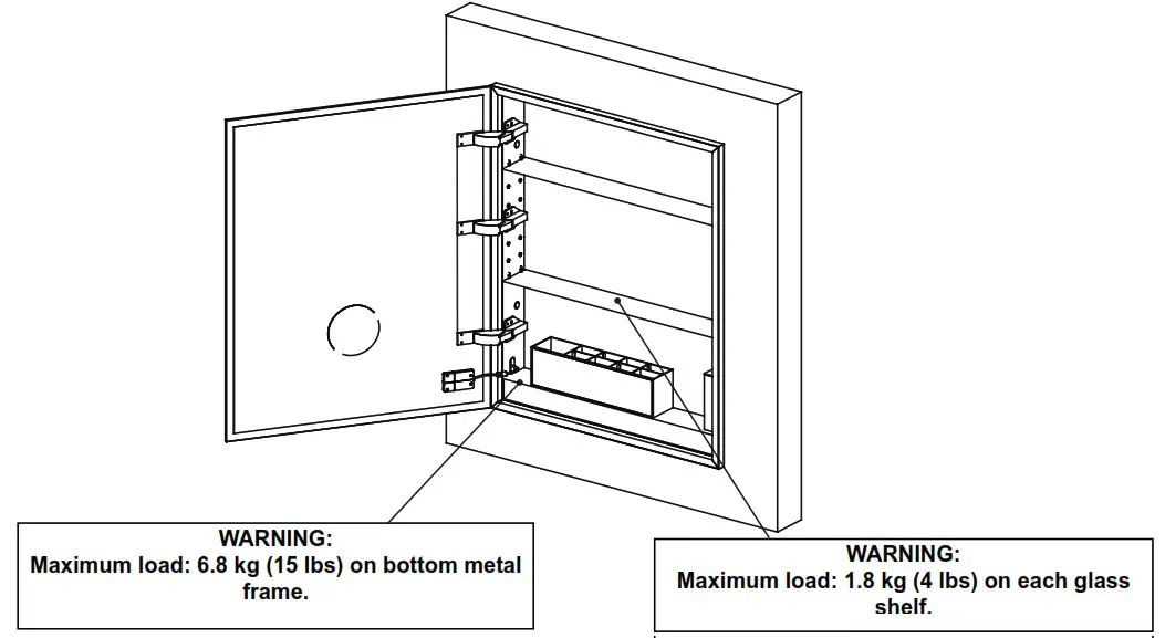 Lowe s 2550860 Landen allen + roth 24-in x 30-in Lighted LED Surface - 13