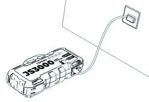 TOPDON Jumpsurge 3000 Portable Jump Starter - RECHARGE THE JUMP STARTER 1