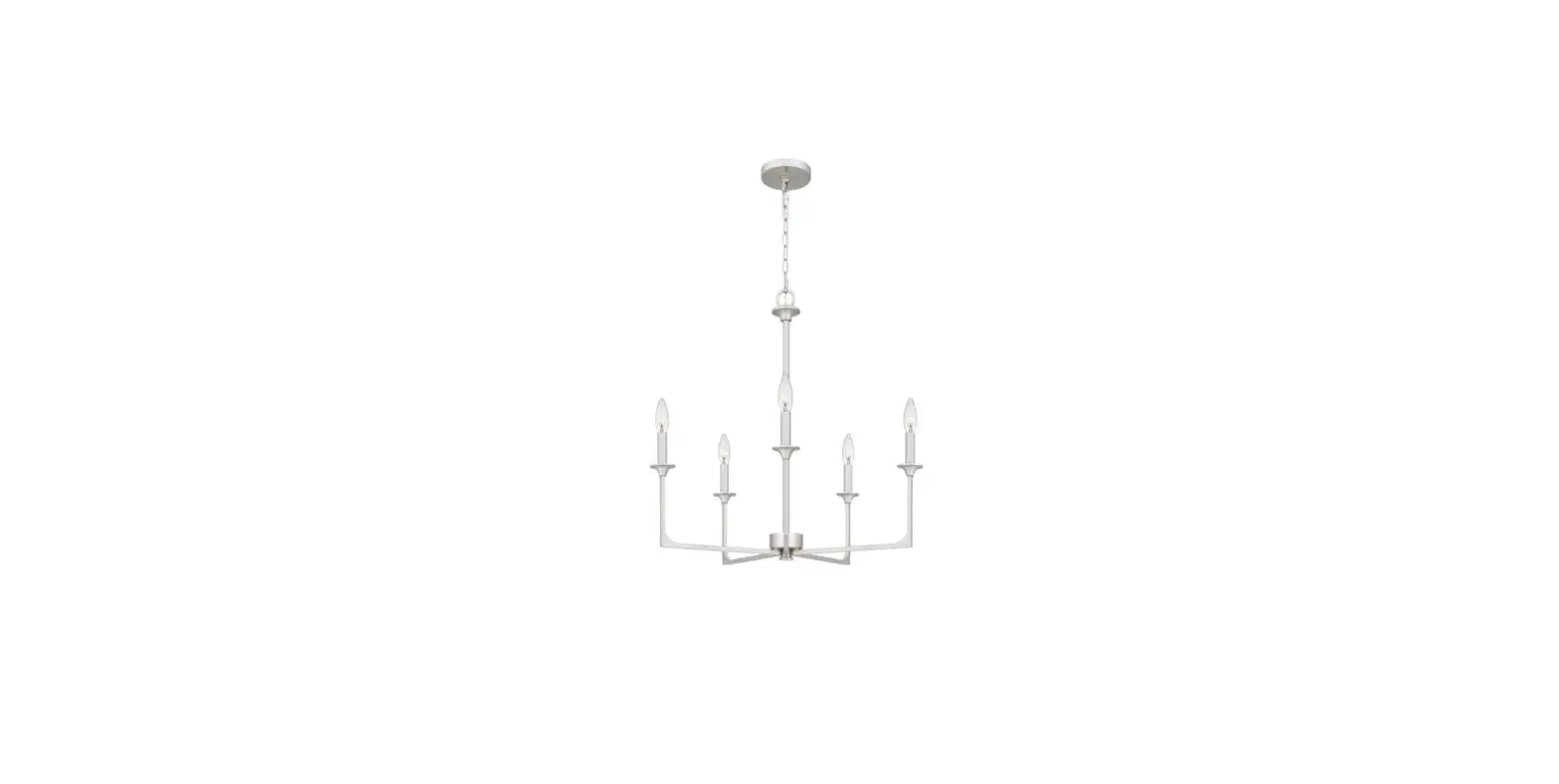 Quoizel Prc5026bn Prescott 5 Light 26 Inch Brushed Nickel Chandelier Ceiling Light Installation Guide