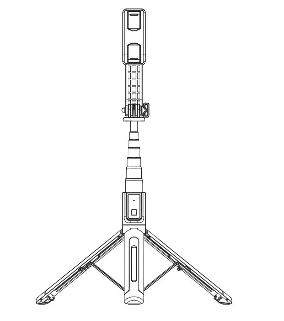 ATUMTEK ATSS002 48.8 Inch Selfie Stick Tripod