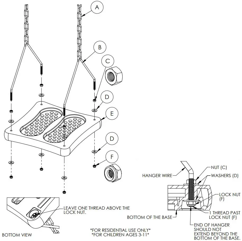 Gorilla Playsets 04-0026 Stand-N-Swing Instructions - Product Overview