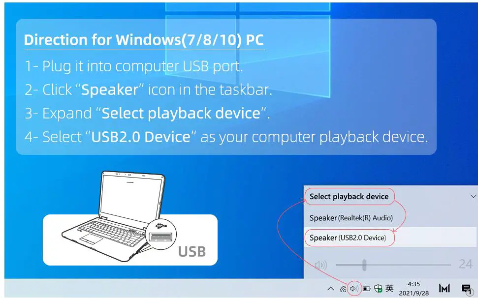 ABRRU EL014 Dual 5W Single USB Computer Speakers - Trouble Shooting 2