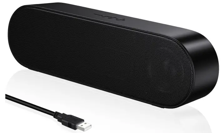 ABRRU EL014 Dual 5W Single USB Computer Speakers - cover
