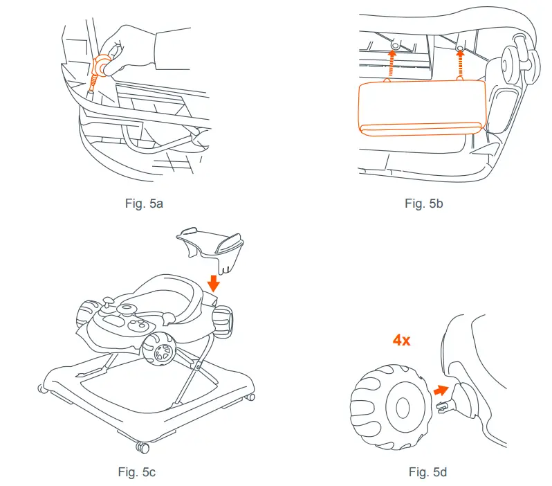 babytrend WK15XXXA Trend 5.0 Activity Walker - fig 9