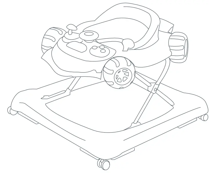 babytrend WK15XXXA Trend 5.0 Activity Walker