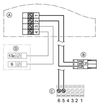 VIESSMANN VITOTROL 200-E Hardwired Remote Control Unit - fig 2