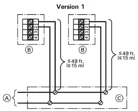 VIESSMANN VITOTROL 200-E Hardwired Remote Control Unit - fig 3