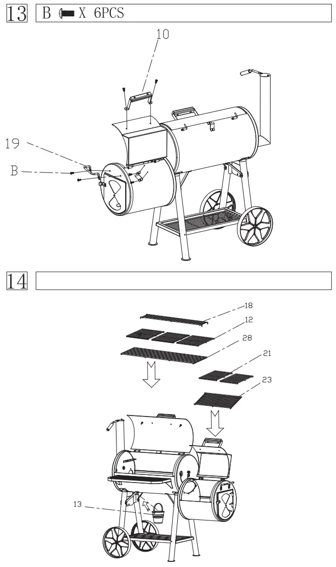 MUSTANG 324306 Off Set Smoker - fig 10