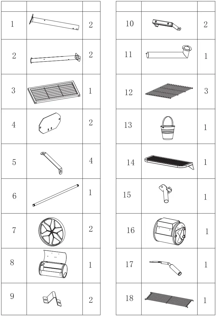 MUSTANG 324306 Off Set Smoker - fig 2