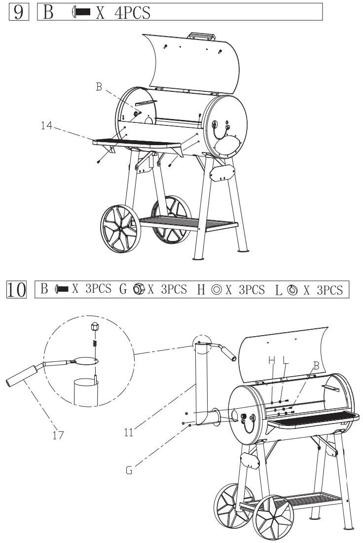 MUSTANG 324306 Off Set Smoker - fig 8