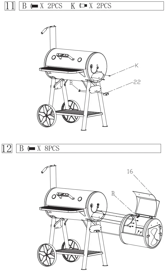 MUSTANG 324306 Off Set Smoker - fig 9