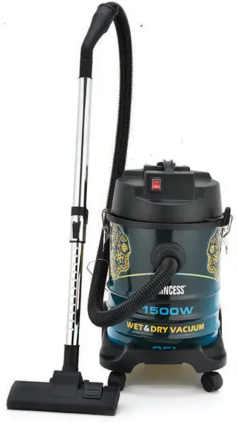 PRINCESS 01.337501.01.001 Wet and Dry Drum Vacuum Cleaner