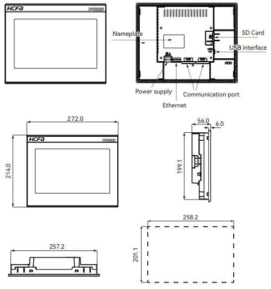 HCFa TPTL 2510 E Human Machine Interface -