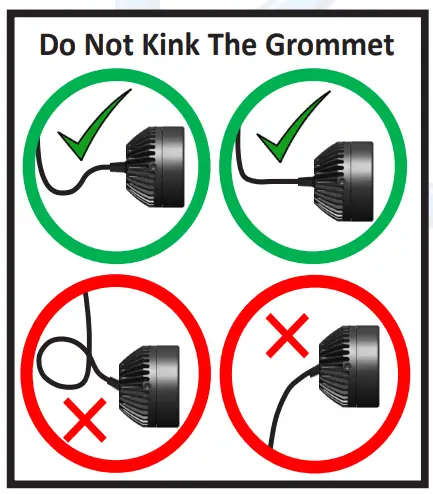 Do Not Kink The Grommet