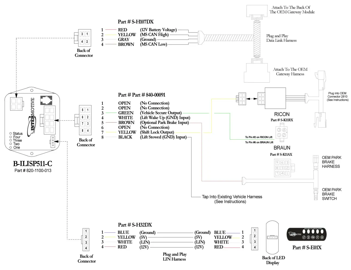 INTERMOTIVE B-ILISP511-C Shift Interlock fig 10