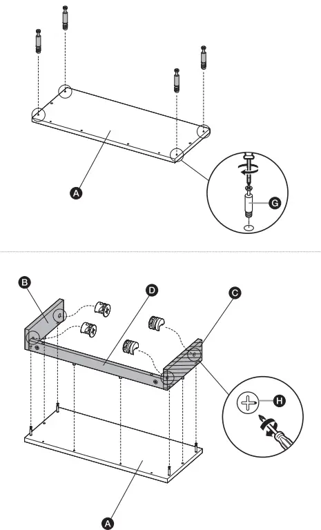 Iris MS-590B Monitor Stand Basic. - 3