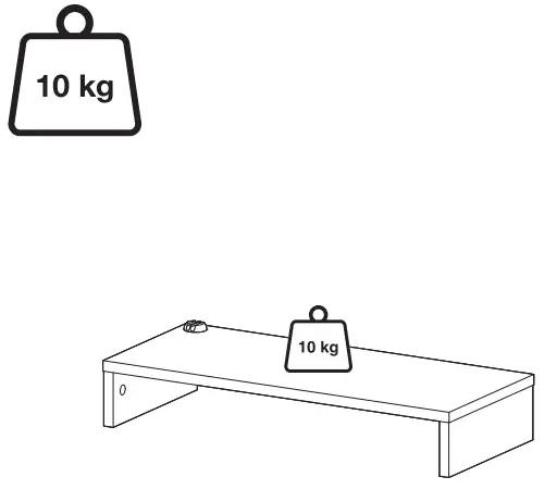 Iris MS-590B Monitor Stand Basic. - 5