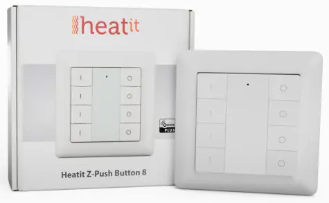 HEAE4512581 Heatit Z-Push Button 8-1