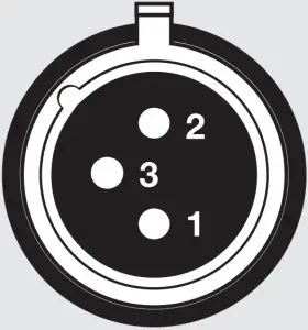 Balanced use with XLR connectors