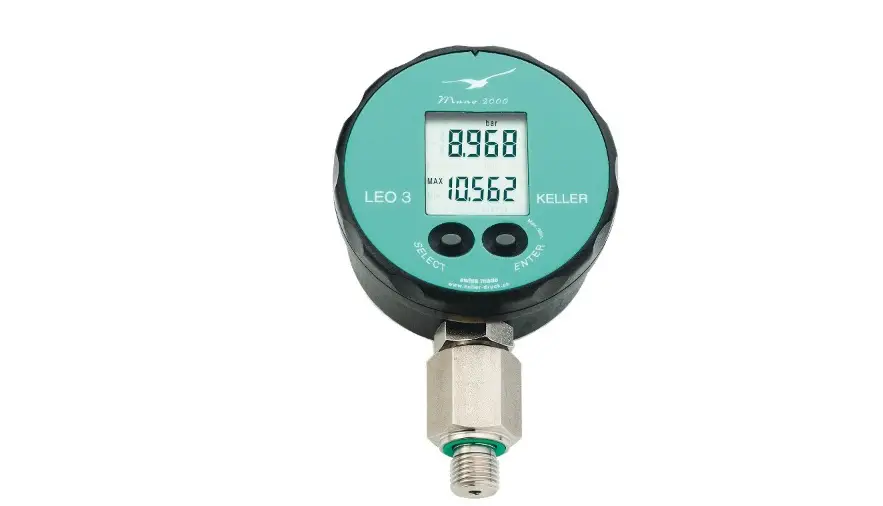 Keller Leo 3 Digital Pressure Gauge With Fast Peek Function Instruction Manual