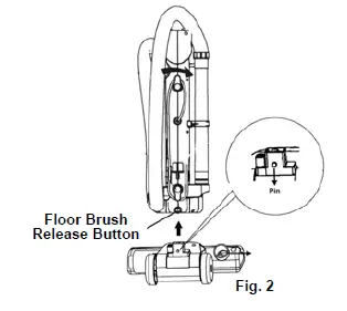 Attaching the Floor Brush