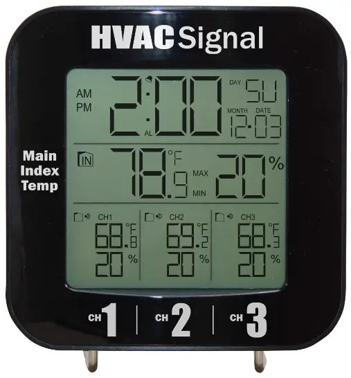 HVAC Signal Wireless Thermometer and Humidity Sensor