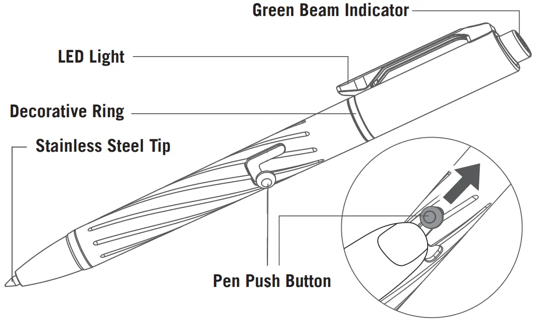 OLIGHT Open Pro LED Penlight with Laser Pointer - PRODUCT OVERVIEW
