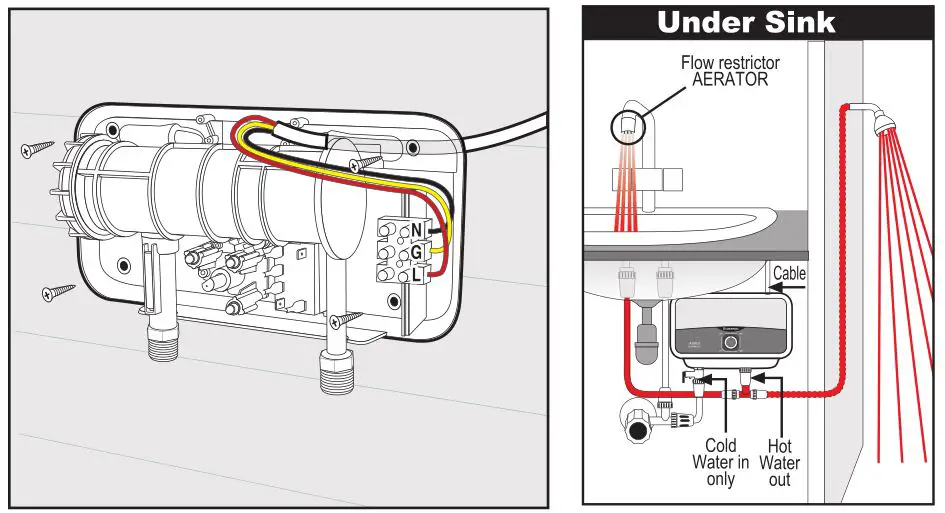 Ariston Instantaneous Electric Water Heater - INSTALLATION INSTRUCTIONS
